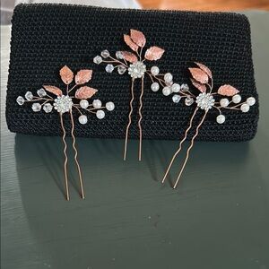 Elegant Rose Gold Hair Pins